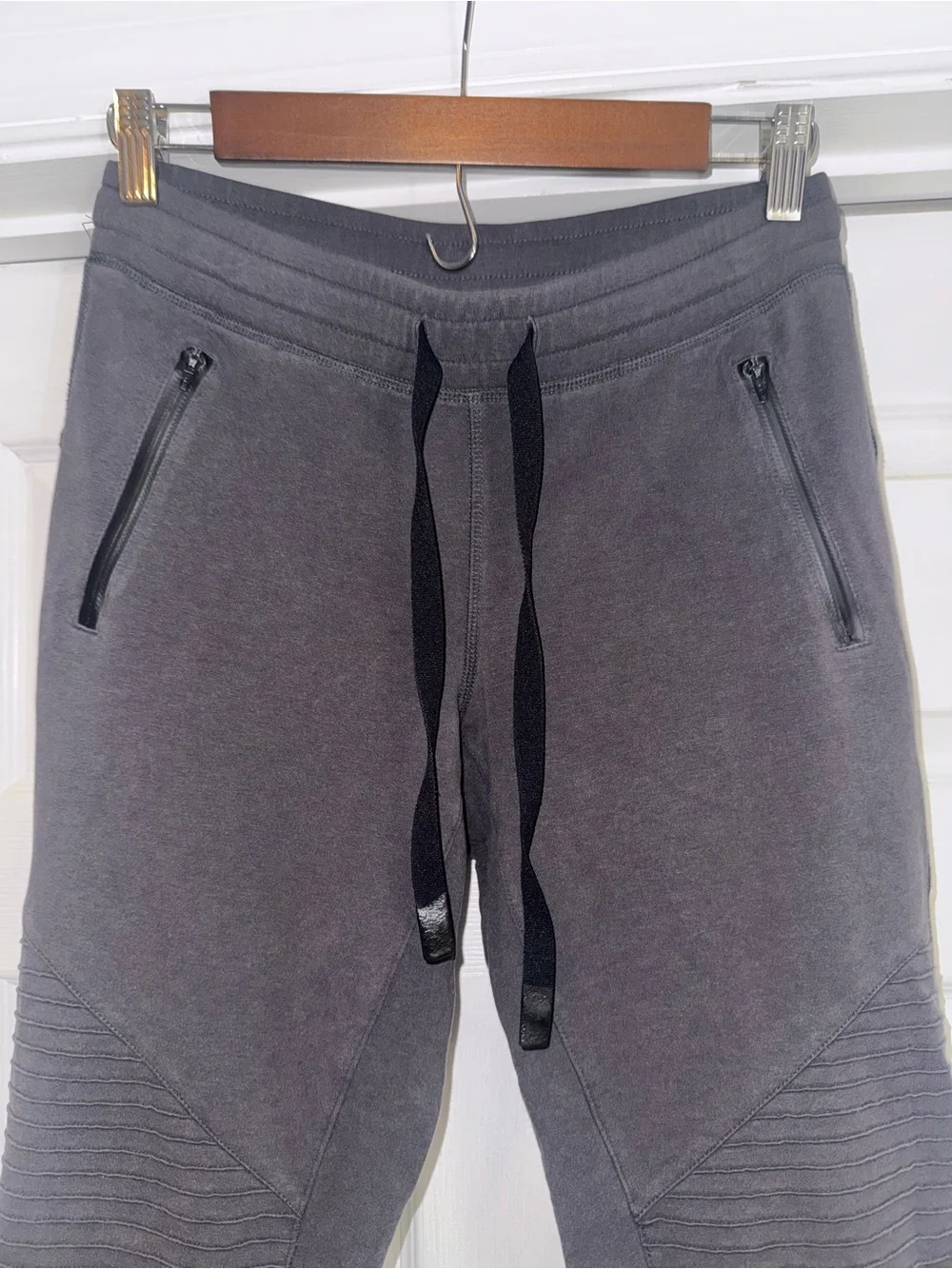 Alo Gray Urban Moto Sweatpants Joggers S